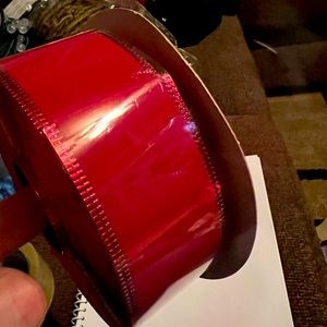 Red Christmas ribbon